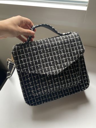 Stilvolle Tweed Tasche – Perfekt für Herbst/Winter!