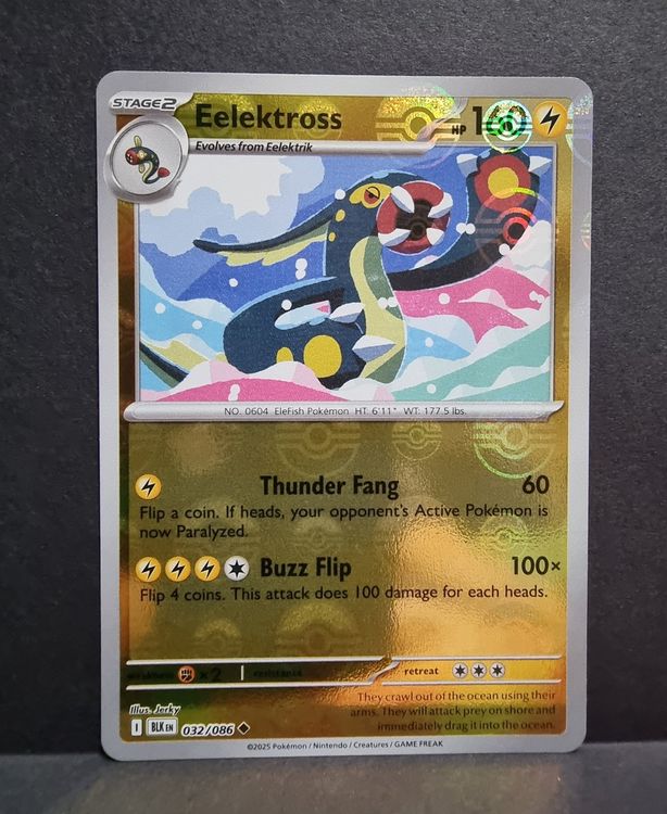 Pokémon Eelektross Pokeball reverse 032/086 Black Bolt 🇬🇧 (Neu (gemäss ...