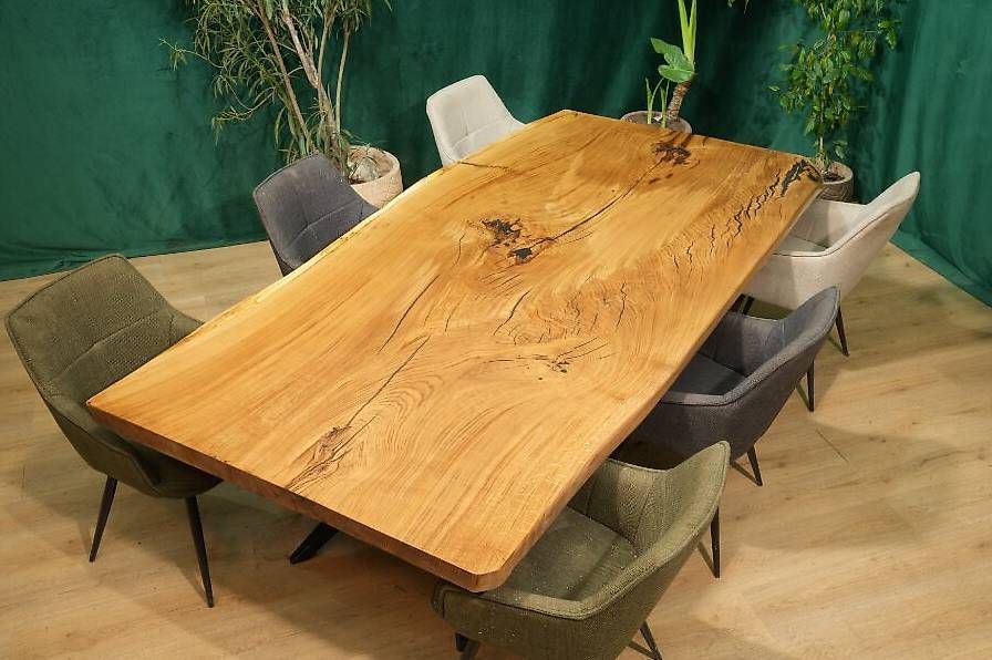 Tables: Eichenesstisch aus 1 Baumscheibe - Einzigartig & Natur pur – D'occasion à Walchwil par Swissdesign_Haag 3