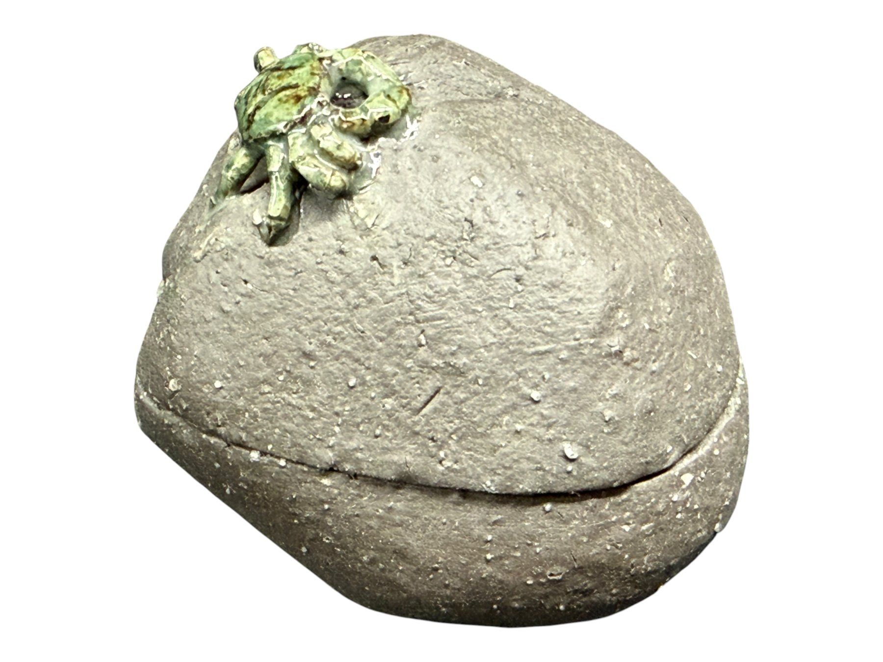 Schmuckkästen: Boîte à bijoux en grés représentant un crabe sur un rocher – Gebraucht aus Morges von deco.vintage 3