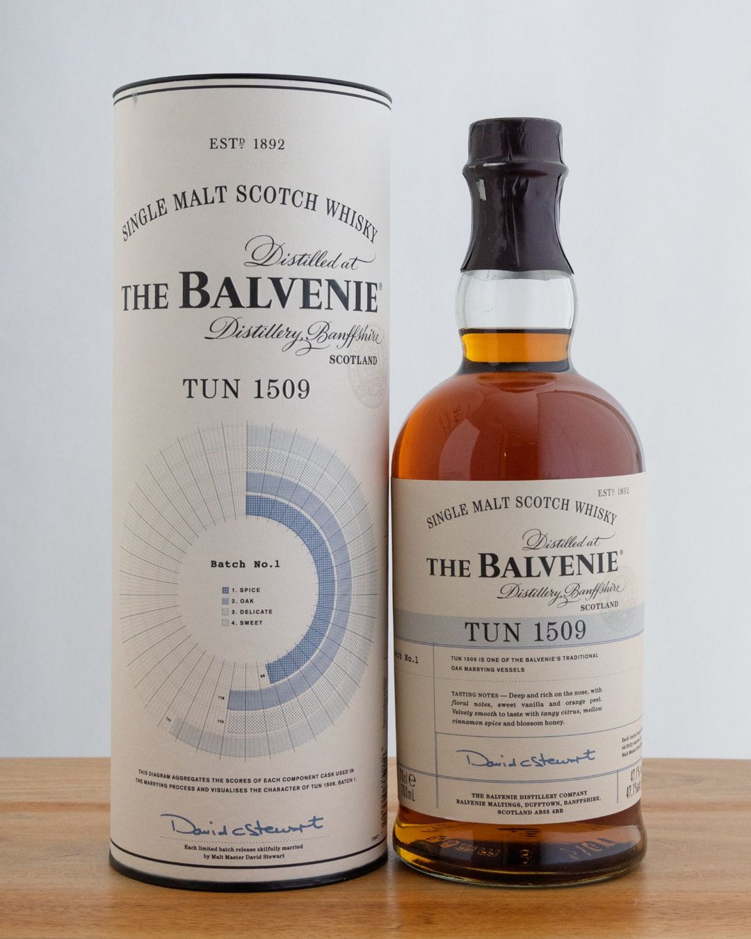 Balvenie Bevande alcoliche: Balvenie - Tun 1509 - Batch No. 1 – Nuovo e nell'imballaggio originale da Zofingen venduto da maltpoint