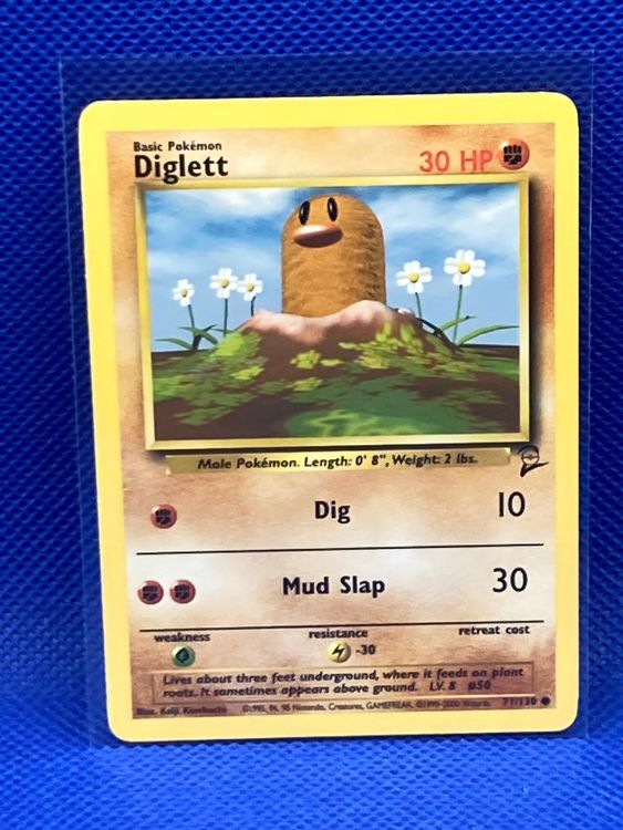 Pokemon BASE SET 2 / Diglett 71 / 130 EN - (EX) | Kaufen Auf Ricardo