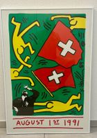 Kunstposter Keith Haring zum 700. Geburtstag der Schweiz
