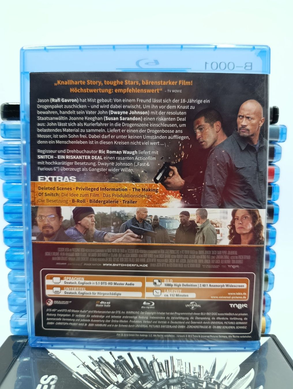 Tutti i DVDs: Snitch Blu Ray Film – Usato da Wil SG venduto da Donaldus 1