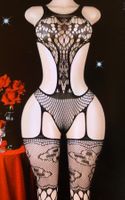 Sexy bodystosking di pizzo-1 Size-unisex-Nuovo