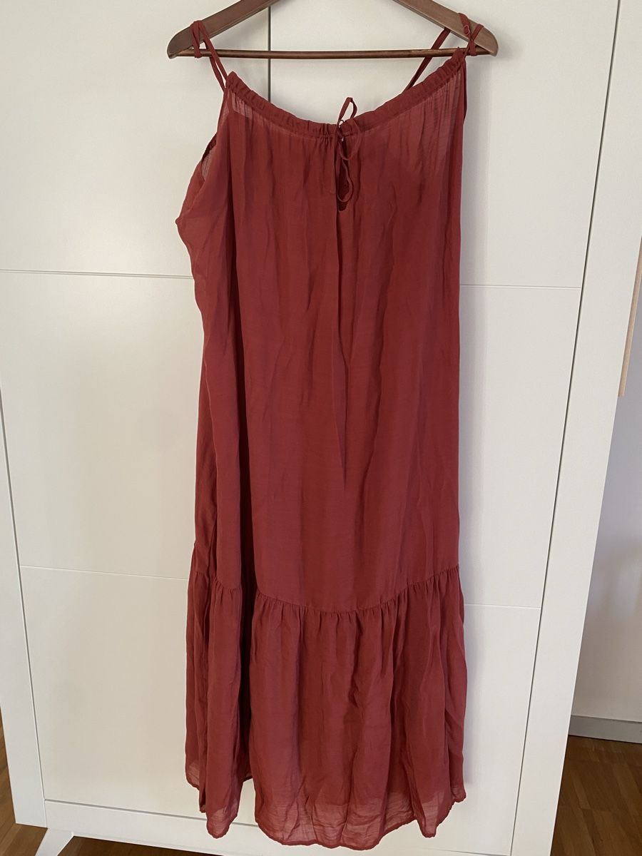 H&M Vestiti: Strandkleid rot aus Popline – Usato da Kriens venduto da aloha19
