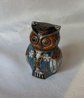 Eule Figur Cloisonné wunder schön siehe Foto 