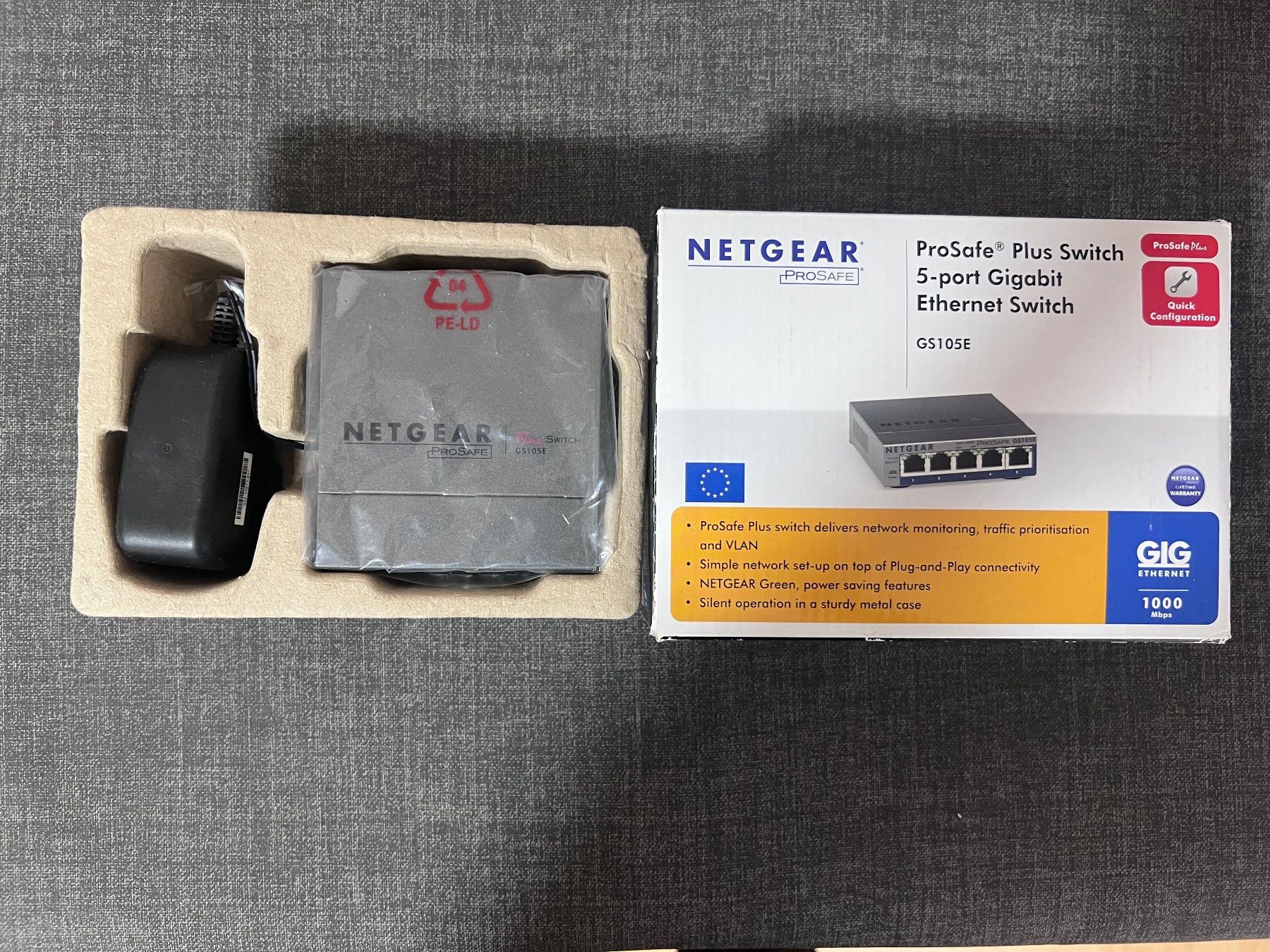 Netgear Hub & Switch: Netgear ProSafe plus Switch GS105E – Usato da Root venduto da Tech-Nick 9