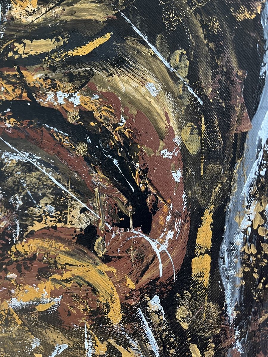 Dipinti: Goldig abstraktes Acrylgemälde 50x60 Einzelstück – Nuovo (secondo la descrizione) da Hochdorf venduto da Jasminurschel 8