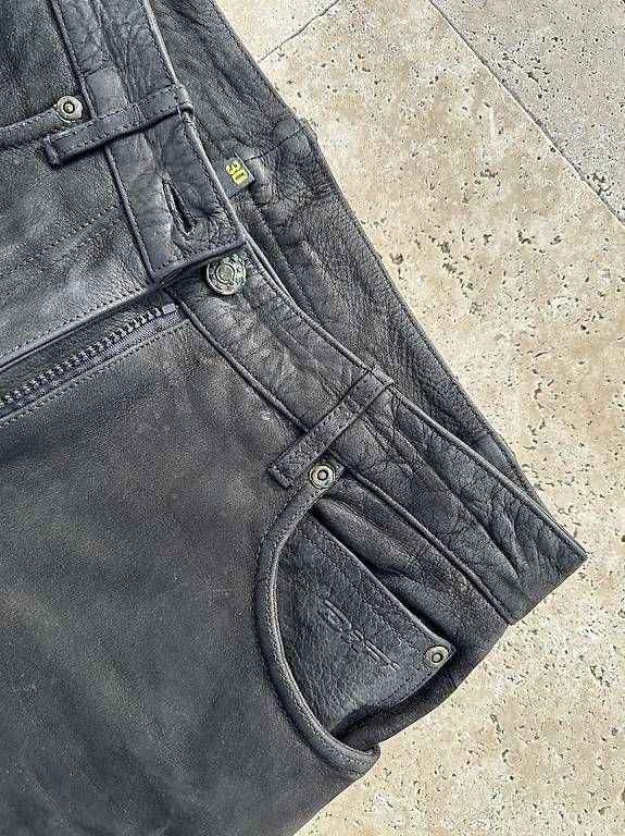 Pantaloni: Motorradhose, echtes Leder Grösse 30 – Usato da Thun venduto da Blasers 2