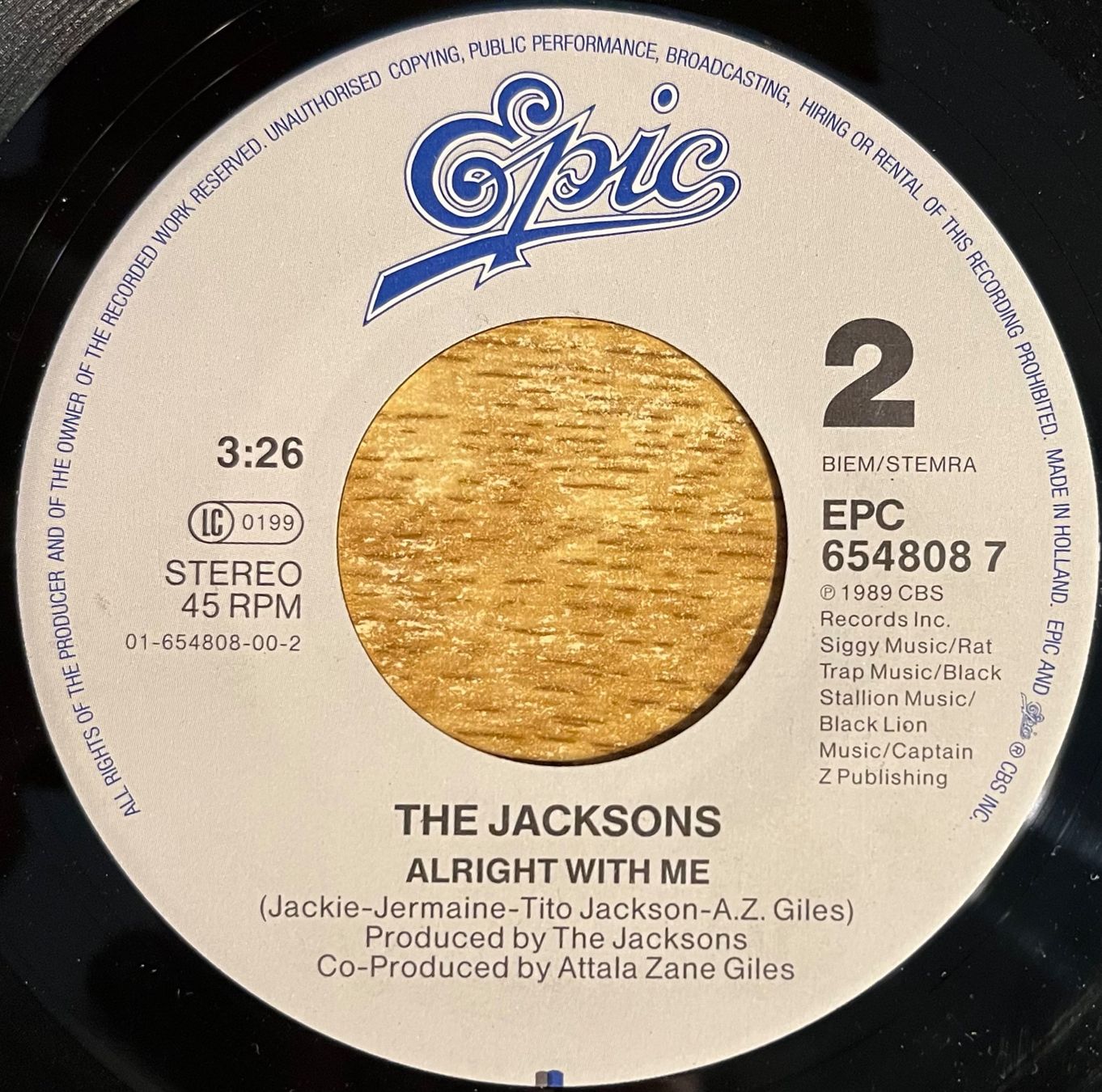 Dischi in vinile: THE JACKSONS - NOTHIN – Usato da Bussigny venduto da vinyl-pas-cher 3