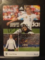 Anja Mittag -handsigniert DFB Karte - Weltmeisterin 07