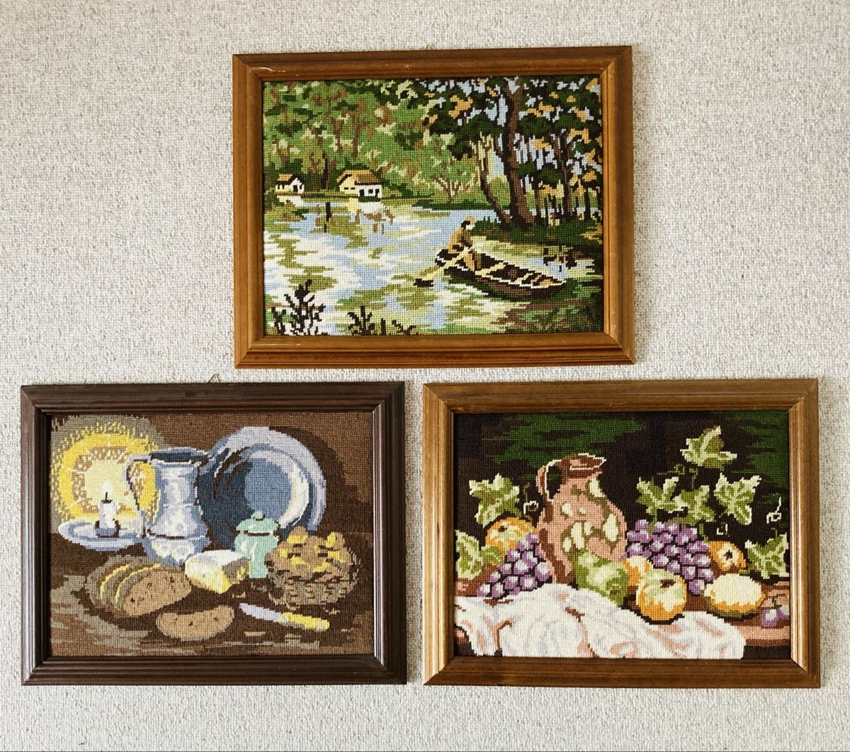 Foto & Immagini: 3 Gobelin Bilder – Nuovo (secondo la descrizione) da Einsiedeln venduto da artgallery59
