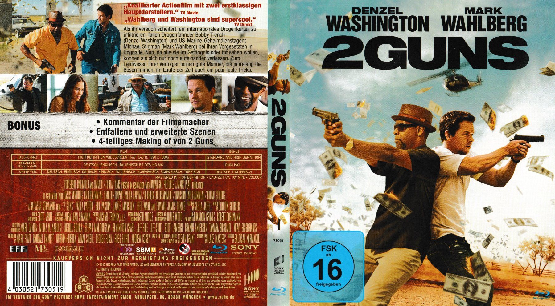 Alle DVDs: Blu-Ray - 2 Guns – Gebraucht aus Langnau am Albis von MediaRescuerKeLoX
