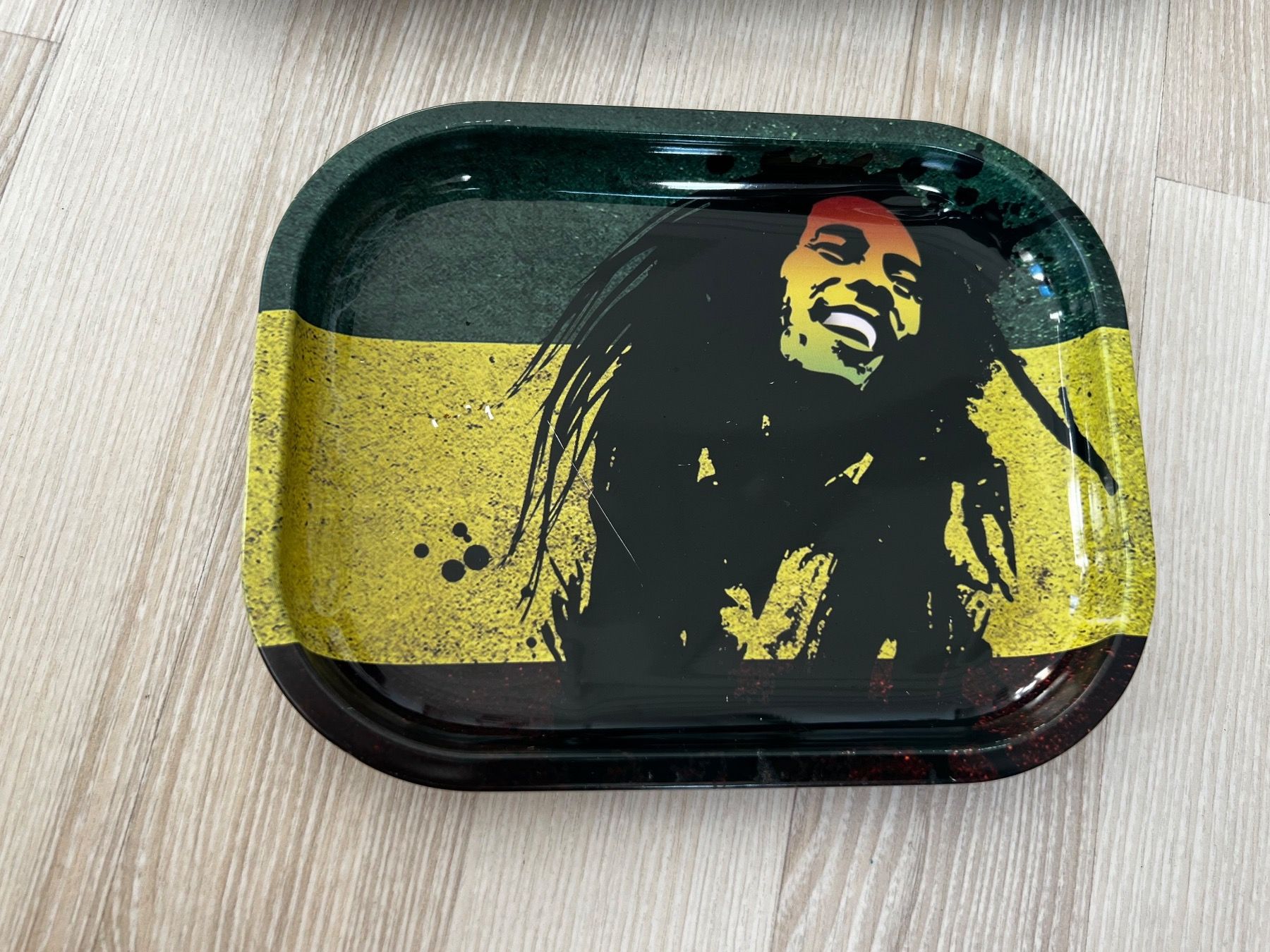 Ciotole: Mischschale Metalschale Bob Marley  flache Schüssel – Usato da St. gallen venduto da Weltaristokrat 2