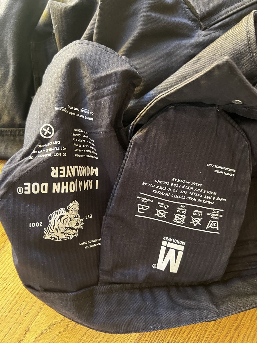 John Doe Hosen: John Doe Regular Cargo Mono, Jeans AAA Zertif. 33/32 – Neu und originalverpackt aus Hildisrieden von Chool 5