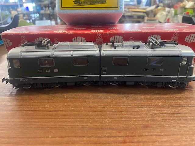 Hag Modellini di ferrovie: HAG SBB Re 6/6 E-Lok H0 - – Nuovo e nell'imballaggio originale da Steinhausen venduto da einzelstueck-brocki