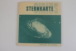 Vintage SIRIUS Sternkarte drehbare Himmelskarte 1973
