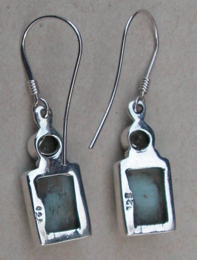 Orecchini pendenti & Orecchini a lobo: ♥ OHRHÄNGER - LARIMAR-AQUAMARIN - SILBER – Nuovo (secondo la descrizione) da Derendingen venduto da Editka 9