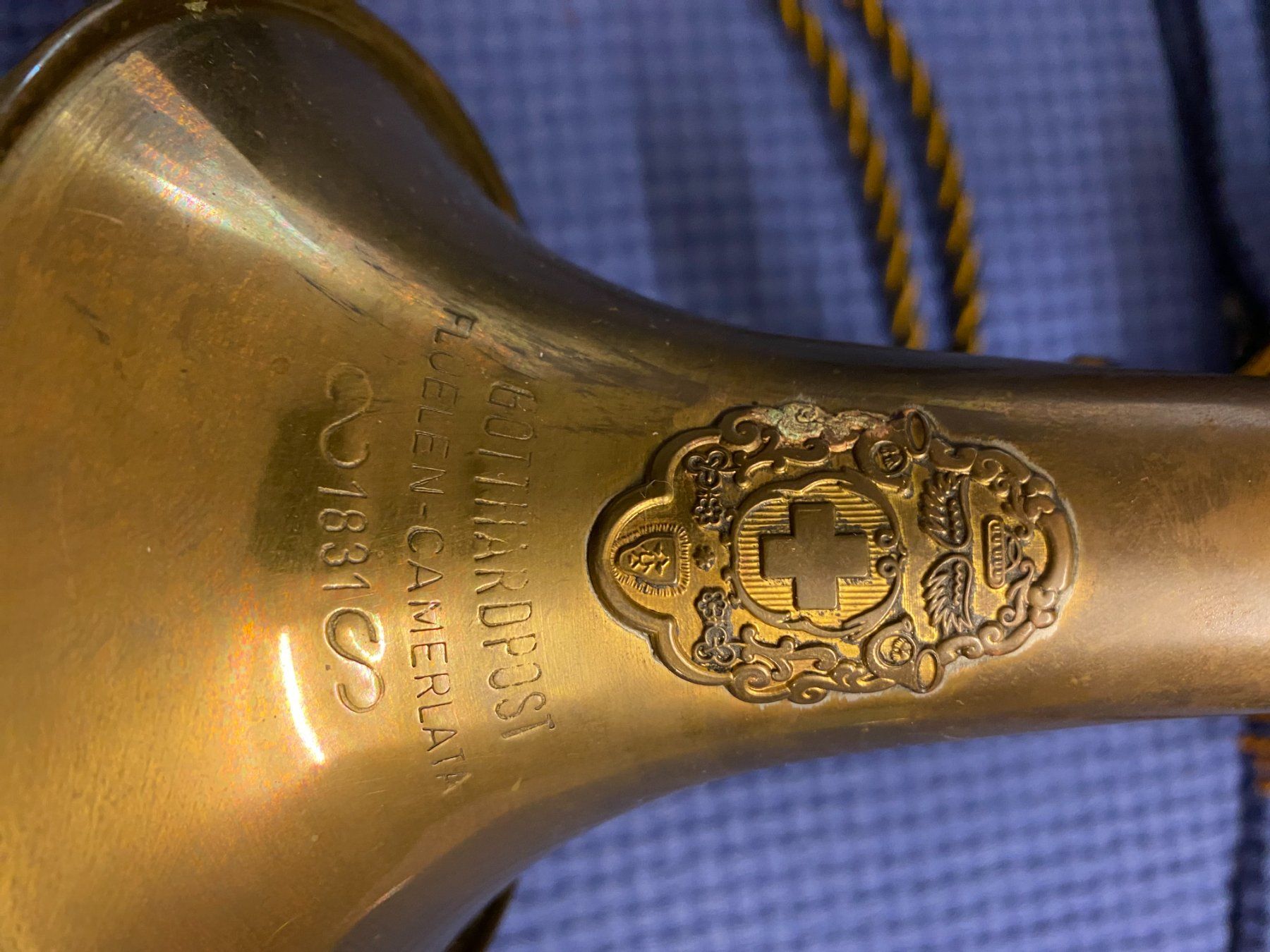 Strumenti musicali: Posthorn antik 1831 – Usato da Winterthur venduto da Gotzi4 1