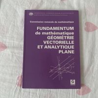 Fundamentum de mathématique Géométrie plane 
