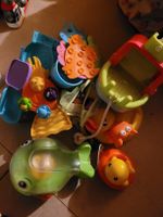 Badespass Wasserspielzeug Boot Wal Fische Set Baby