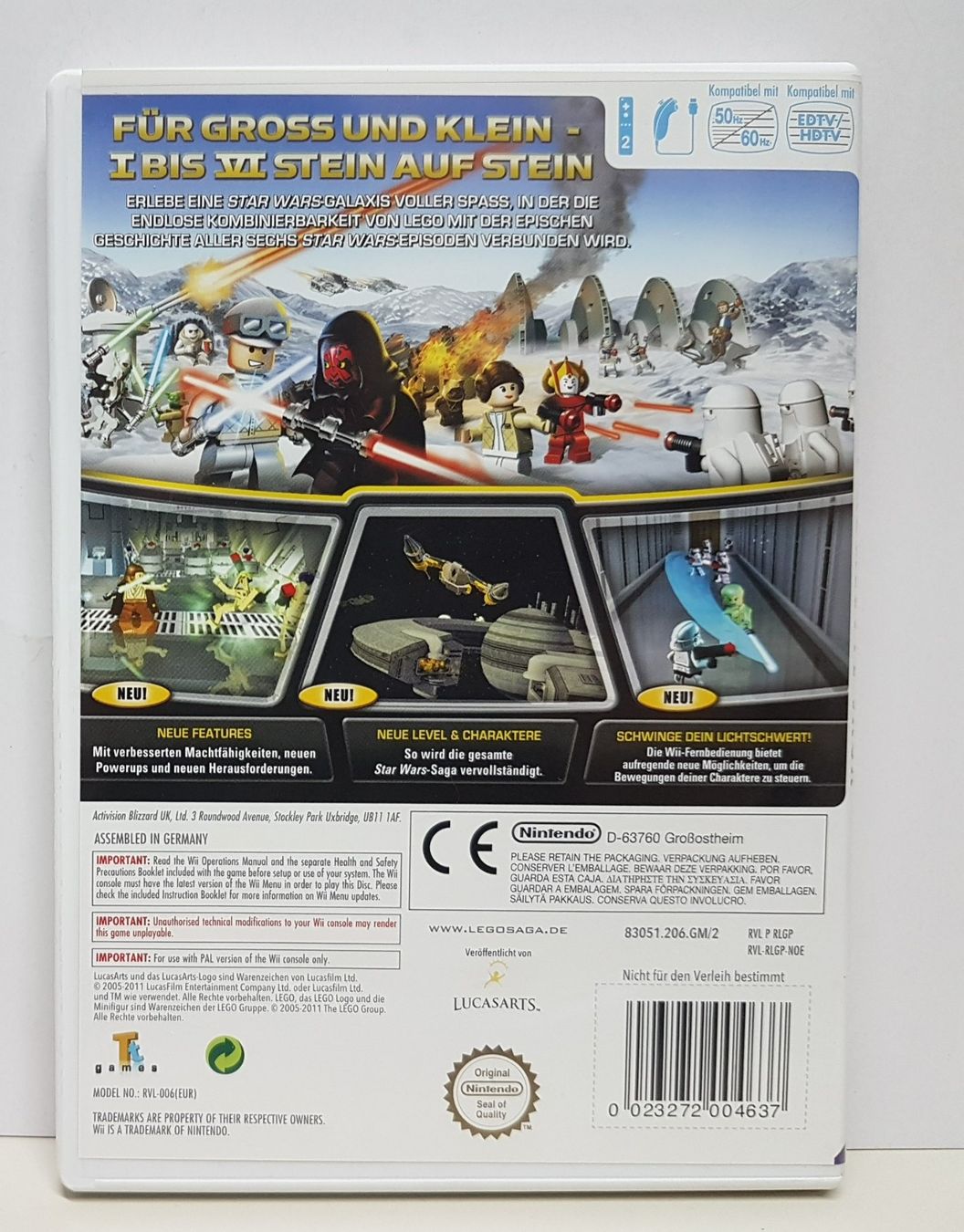 Nintendo Console: Lego Star Wars Die Komplette Saga – Usato da Schüpfheim venduto da Games_Spielkonsolen 2
