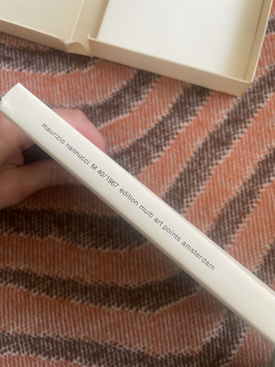 Livres: Maurizio Nannucci M 40/1967 edition multi art points  – D'occasion à Basel par Amechan. 4