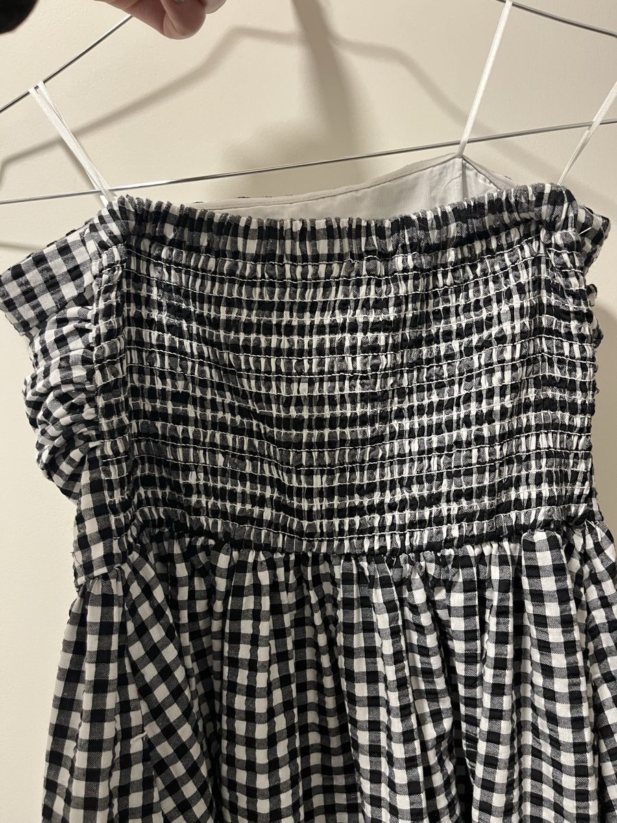 Vestiti: Gingham Checkered Summer Dress, Size 40, New! – Nuovo (secondo la descrizione) da Basel venduto da Iggy-5762 3