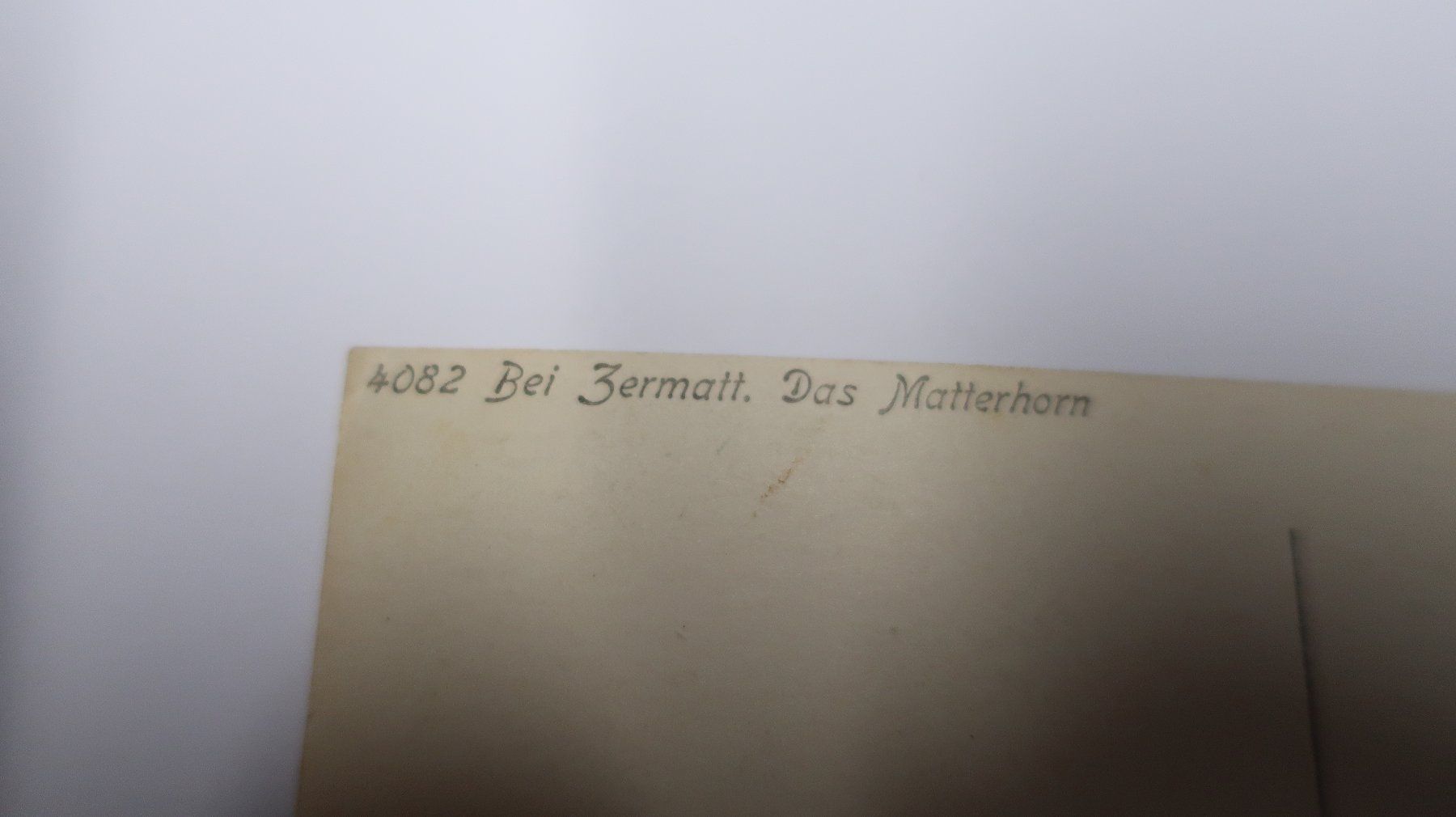 Cartoline postali: Bei Zermatt Das Matterhorn – Usato da Cormoret venduto da Pascalll2001 4