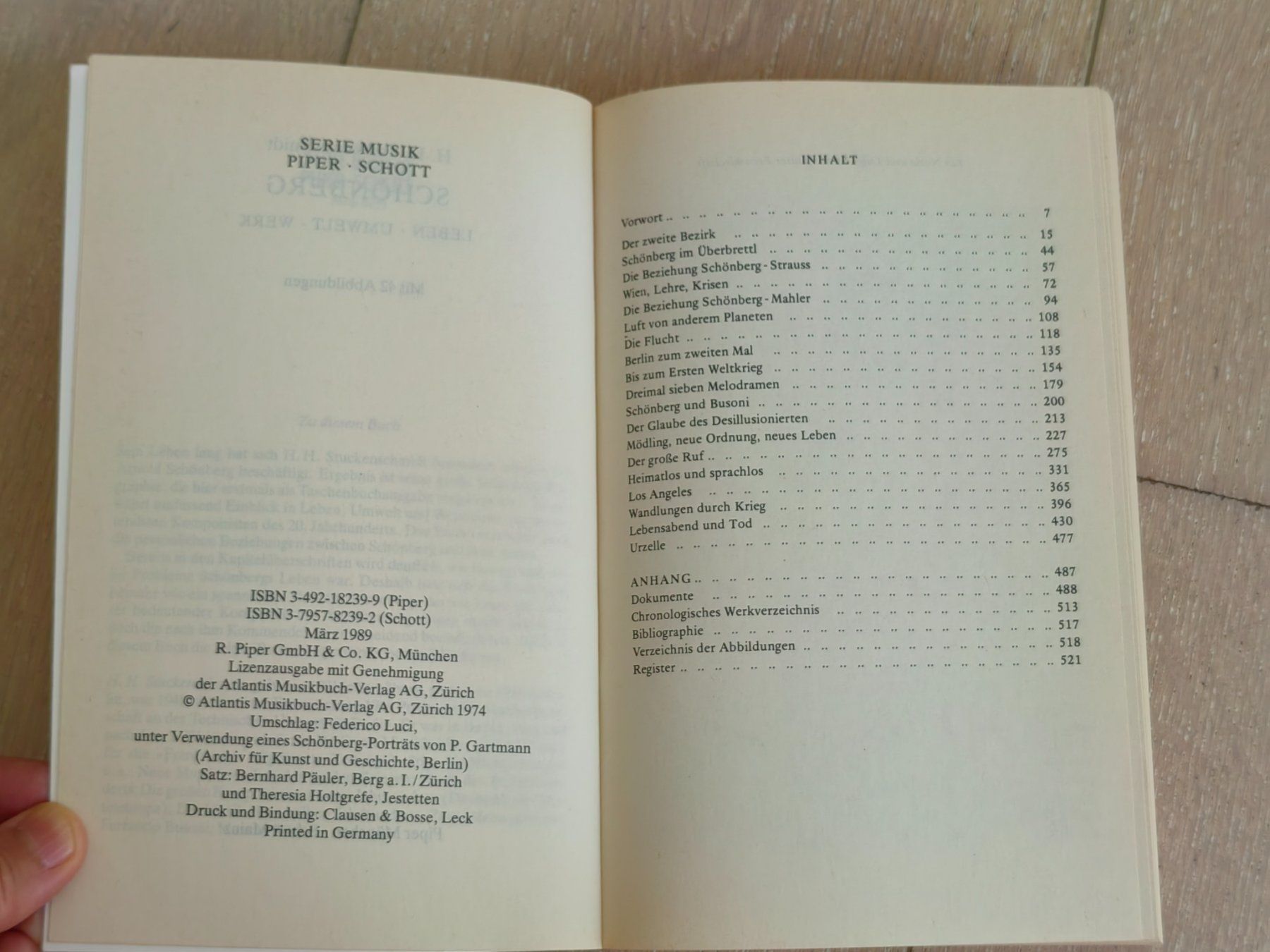 Libri: Schönberg  H.H.Stuckenschmidt – Usato da Zürich venduto da yaoclemens 2
