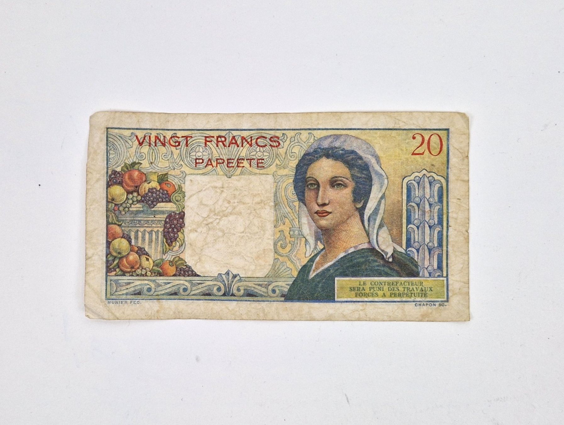 Banconote: Historische Banknoten Frankreich – Usato da Basel venduto da Restwert_Basel 3