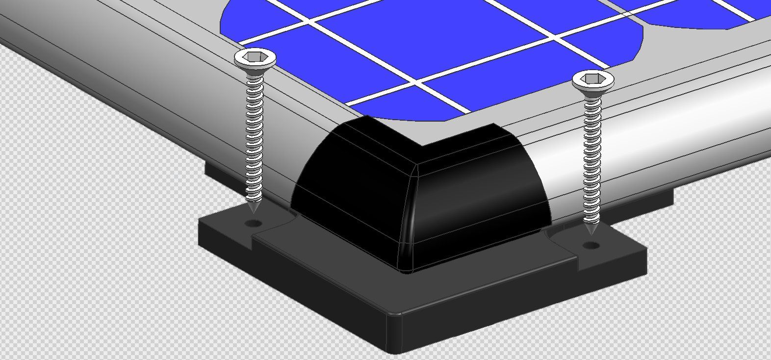 Megasol Solargeräte und Solarprodukte: OptiFix Corner Solarmodul Montageecken – Gebraucht aus Deitingen von Sun-Power 2