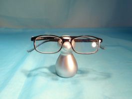 Ente silber Brillenhalter H: 8cm