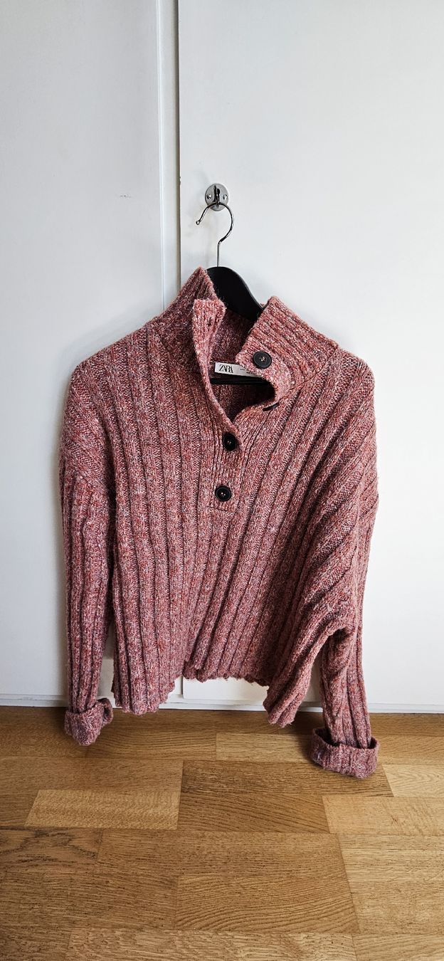 Zara Maglioni & Felpe: Zara chunky Sweater hellrot, Gr. M – Usato da Rombach venduto da ThriftBetter