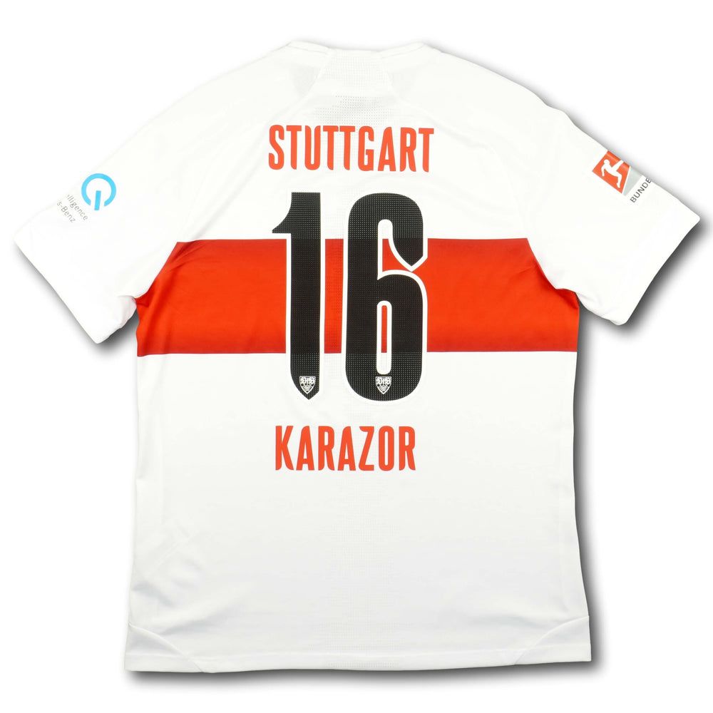 Maglie: VfB Stuttgart 2019-20 Trikot heim - KARA – Usato da Zürich venduto da RetroShirts