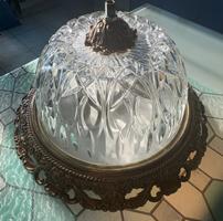 Plafonnier vintage de style art déco / néo-classique