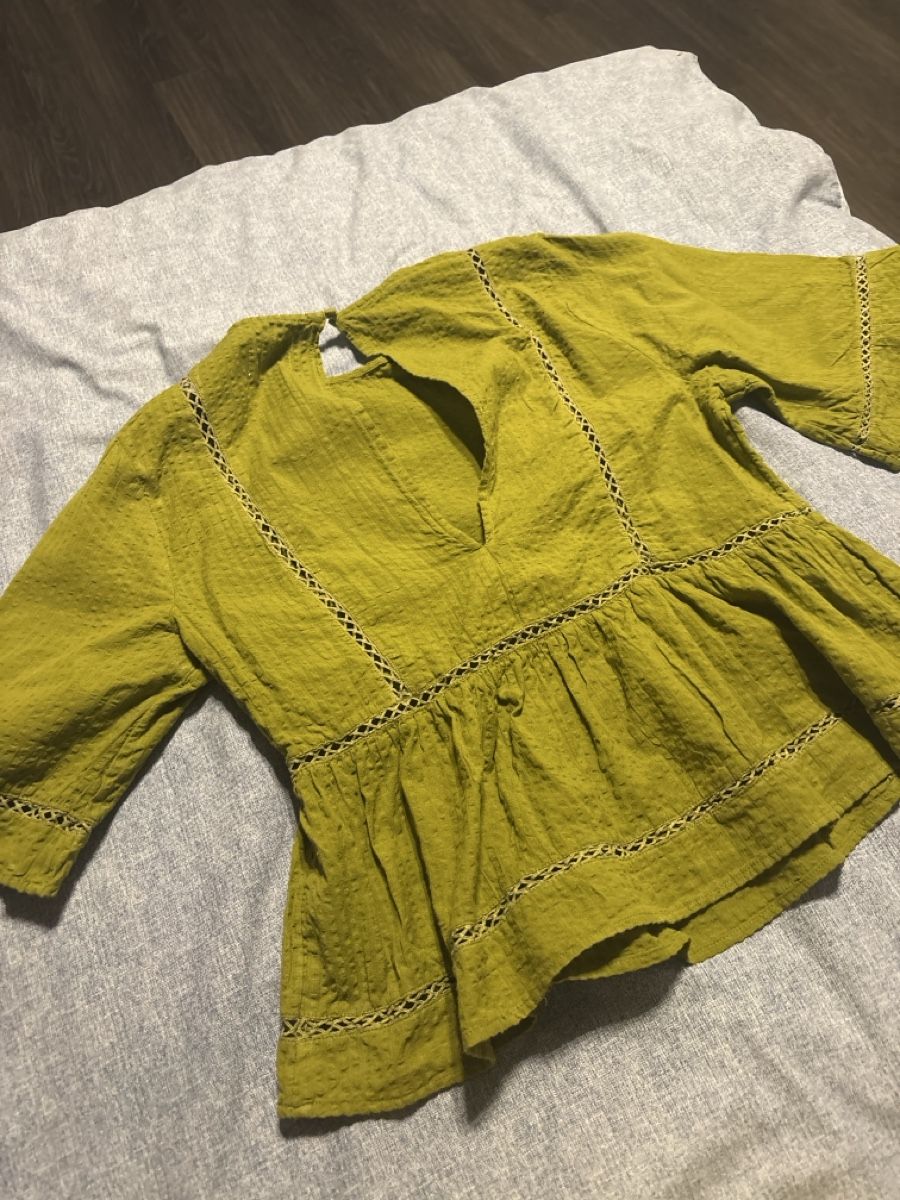 Asos Top: Superbe chemisier vert olive, taille 36 – Usato da Ipsach venduto da iam_7k2t 1