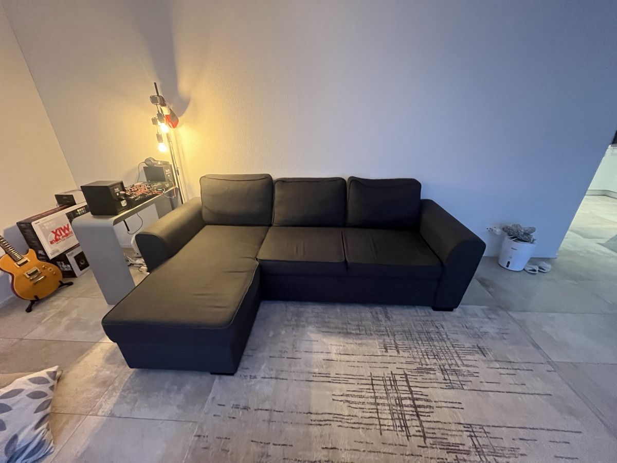 Conforama Divani: Couch/Bettsofa Dunkelgrau 250cm L-Shape  – Usato da Immensee venduto da kgam 8