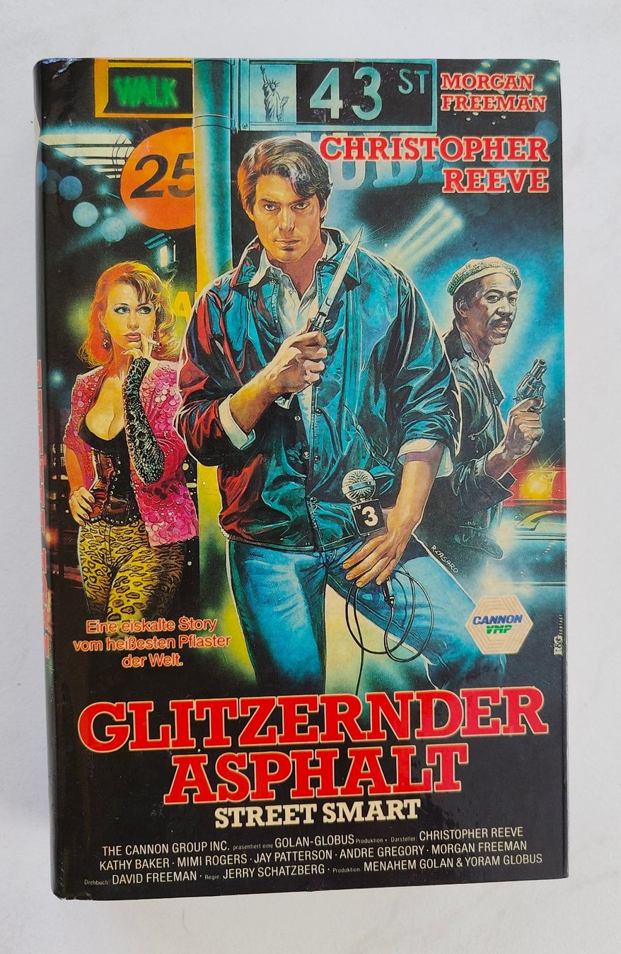 Tutti i VHS: VHS - Glitzernder Asphalt - Christopher Reeve,Morgan Freeman – Usato da Ueberstorf venduto da Movieman83