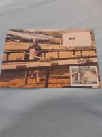 Carte postale rare du Zimbabwe avec timbre, année 1988