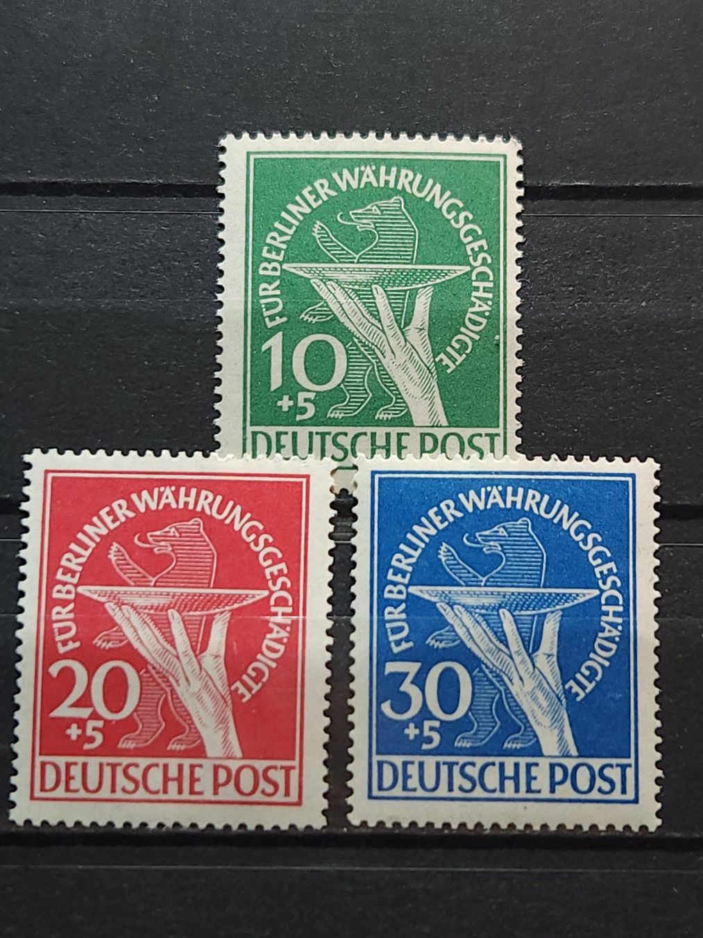 Tutti i francobolli: Berlin Währungsgeschädigte Nr.68-70 Postfrisch Tadellos 360F – Nuovo (secondo la descrizione) da Kriens venduto da Nidfeld45