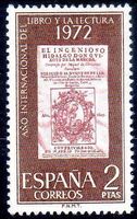 SPANIEN 1972 INT. JAHR DES BUCHES **POSTFRISCH** - X84