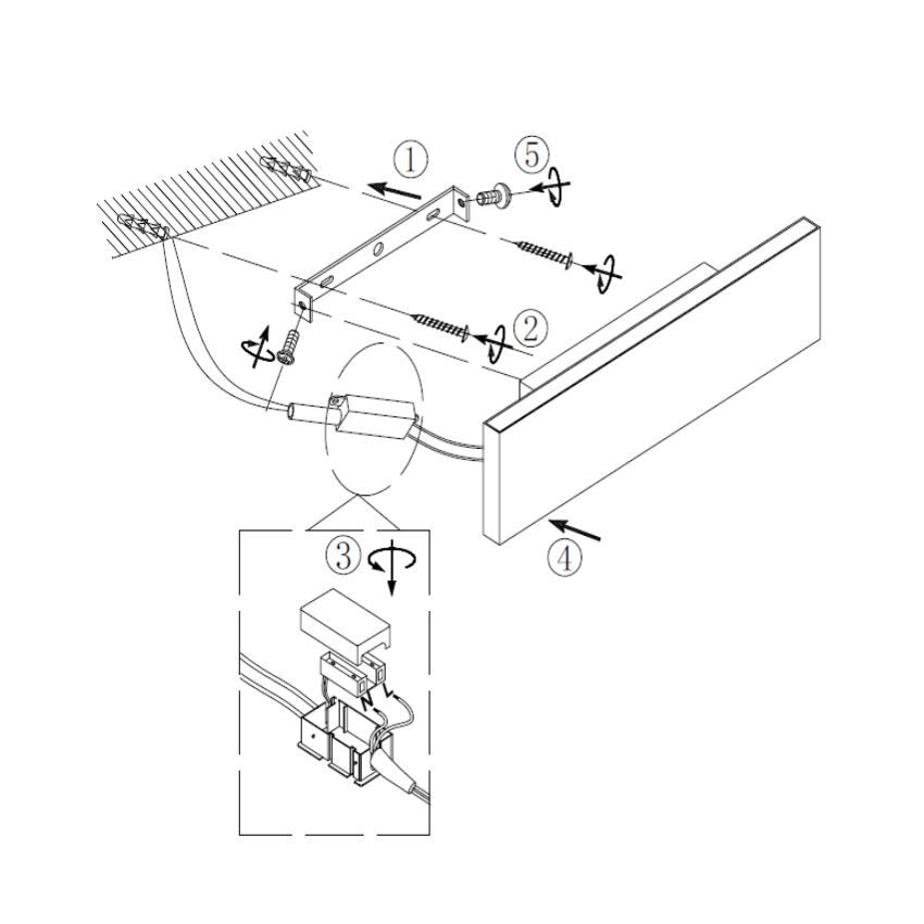 Lampen: LED Wandleuchte, Dimmer, 47 cm x 8 cm – Neu (gemäss Beschreibung) aus Kreuzlingen von Smart-Light 7
