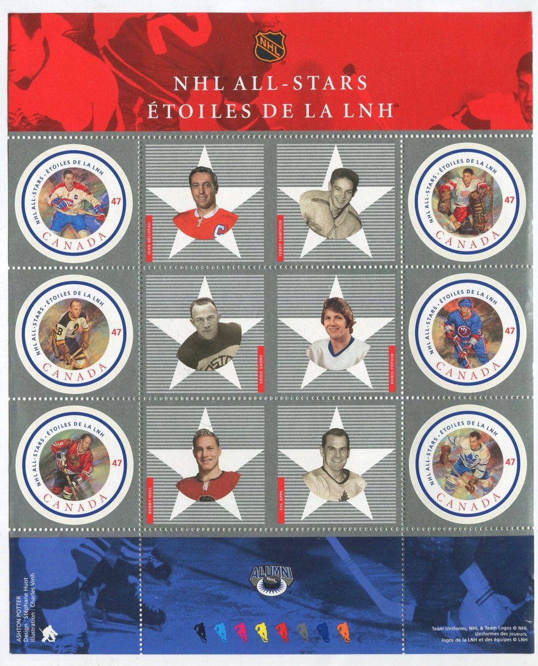Tutti i francobolli: Block "Eishockey". Kanada. – Nuovo e nell'imballaggio originale da Basel venduto da Butsch5