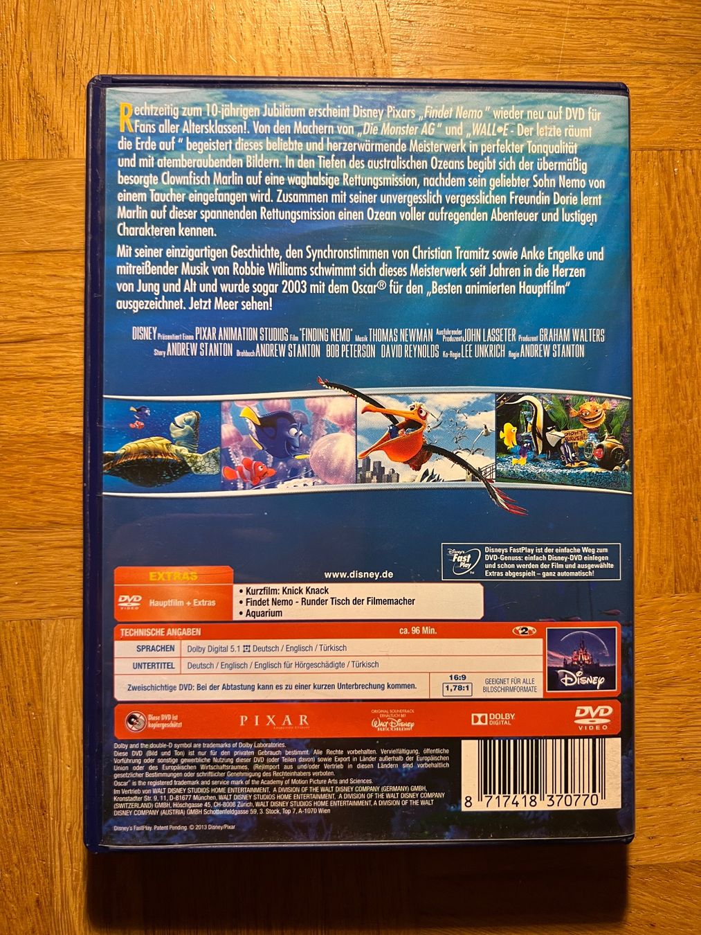 Tutti i DVDs: Findet Nemo DVD - Disney Pixar – Usato da Rafz venduto da SaintCruz 1