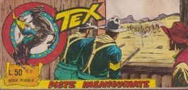 Italian comic strip TEX SERIE PUEBLO # 5 year 1965 PISTE INS