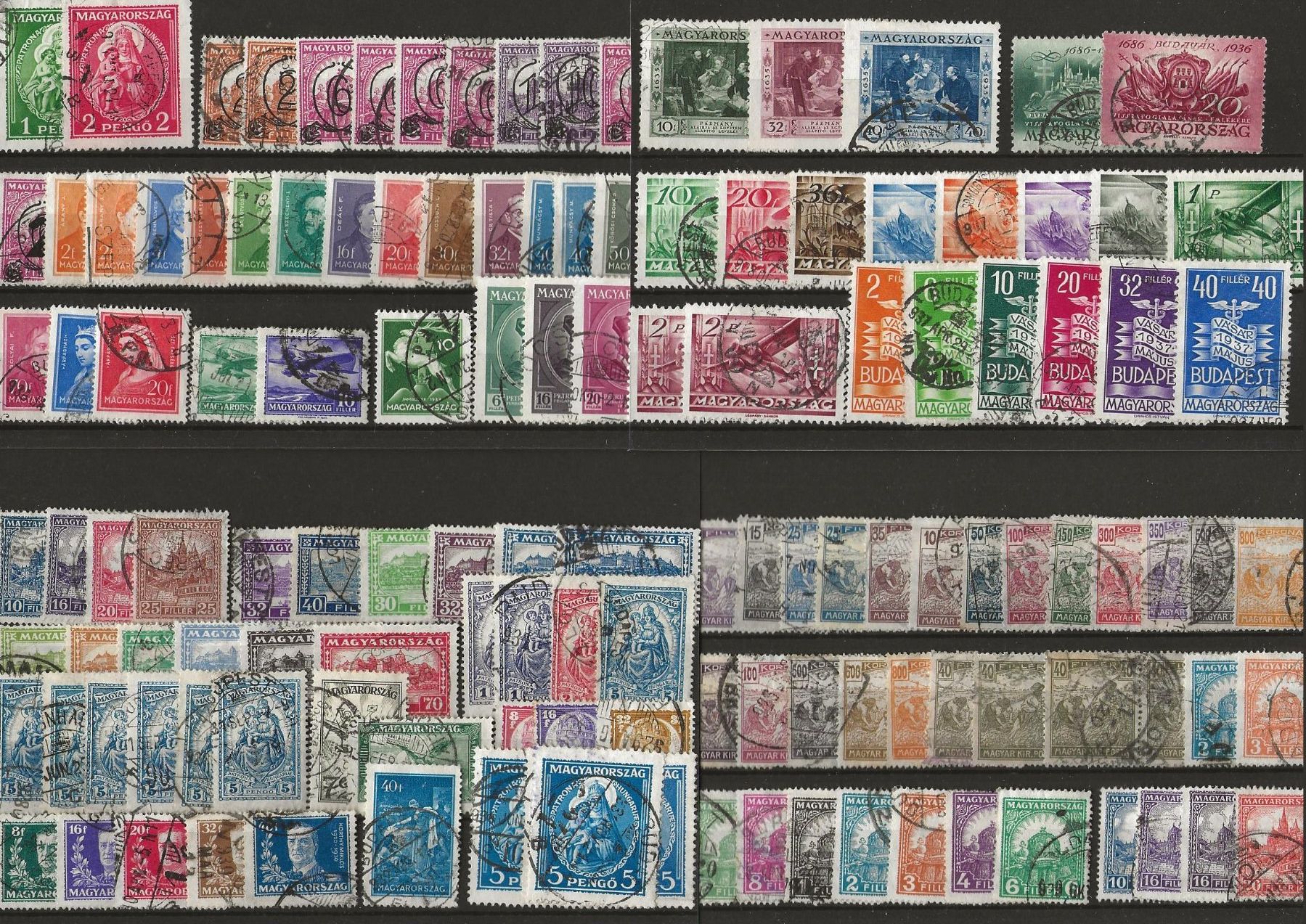Tutti i francobolli: Grosse Ungarn Briefmarkensammlung – Usato da Schlieren venduto da Sternstunde2 7
