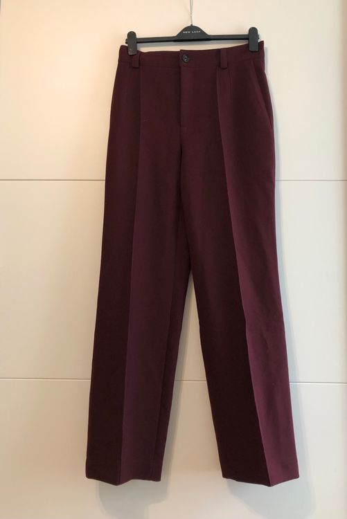 Zara Françoise Full Length Trousers, Burgundy Kaufen auf Ricardo