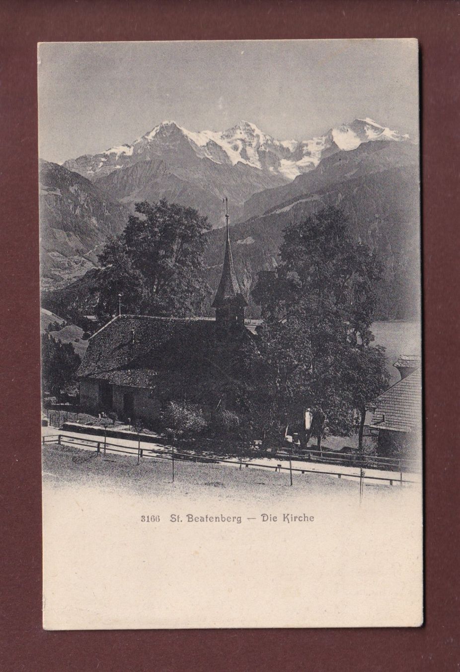 Cartes postales: ST. BEATENBERG - Kirche - 1905 // Falte // – D'occasion à Pully par nicecards